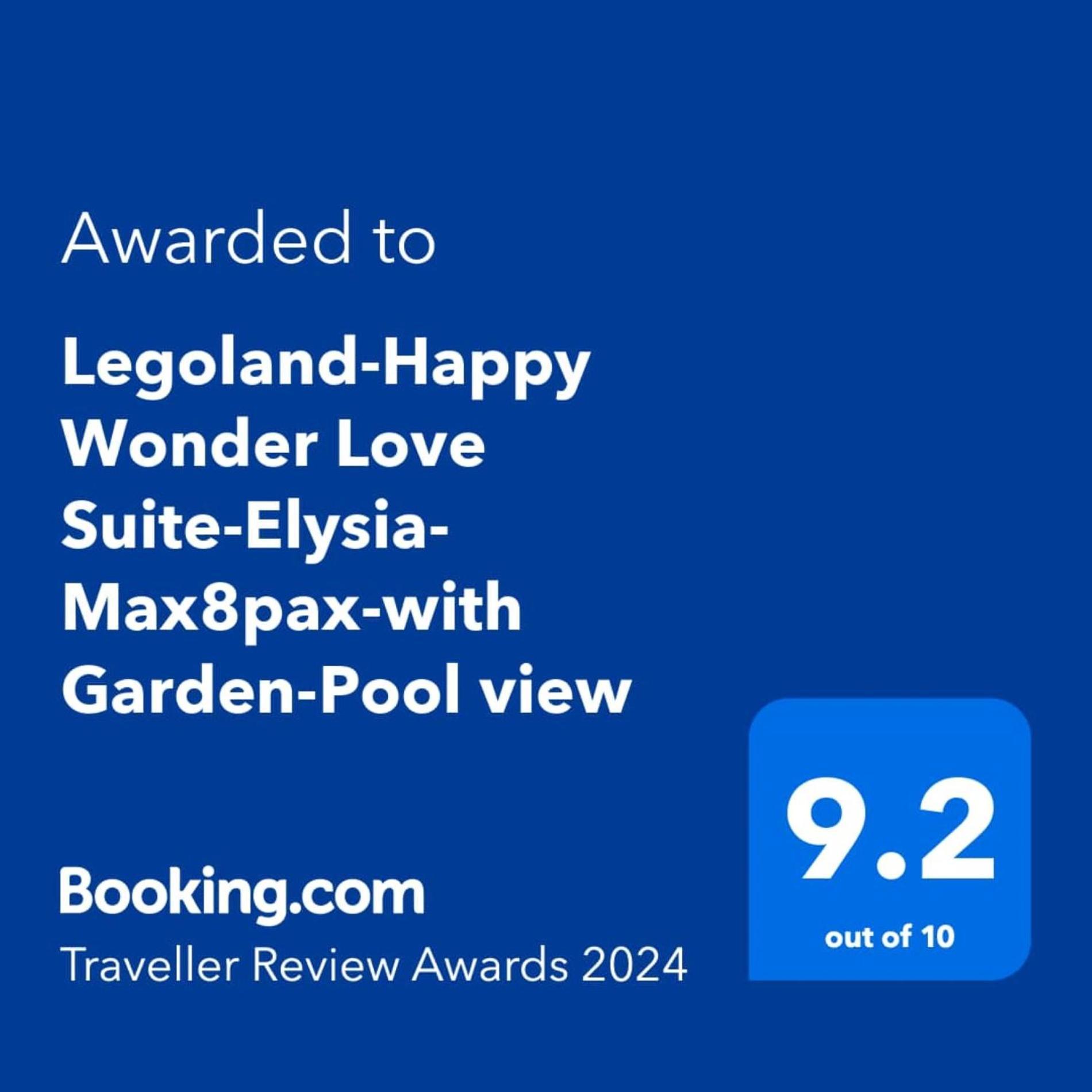 Legoland-Happy Wonder Love Suite-Elysia- Max8Pax-With Garden-Pool View Nusajaya  Exterior foto
